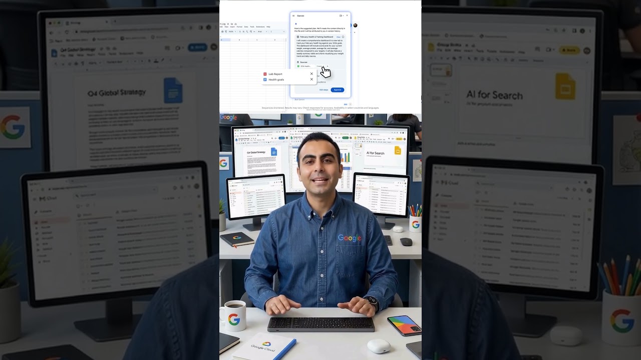 Olvida diseñar diapositivas y tablas de excel de forma manual🖥️Mira cómo lo automatiza Google Gemini
