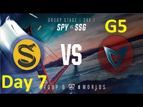 SPY vs SSG Game 2 Highlights - 2016 Worlds Group Stage - Day 7