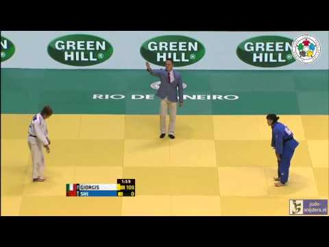 Judo 2013 World Championships Rio de Janeiro: Giorgis (ITA) - Shi (CHN) [-63kg]