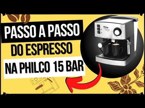 COMO FAZER CAFÉ ESPRESSO NA MÁQUINA PHILCO 15 BAR [EXPLICADO]