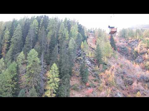 Luftseilbahn Davos - Stillbergalp Bergfahrt - cable car Switzerland