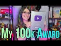 Unboxing My Silver Play Button - 100k Subscriber Youtube Award