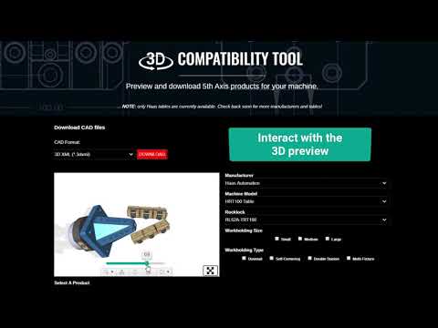 Produktkatalog von 5th Axis auf CAD-Content-Plattform von TraceParts verfügbar