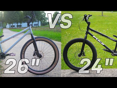 26" VS 24" Street Trial Bike - What is the perfect wheel size?