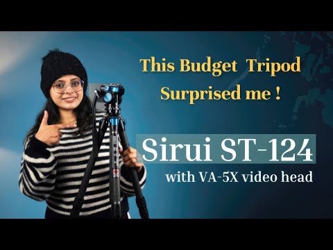 Best Budget Tripod in 2026 !  Sirui ST-124 Tripod + VA-5X Video Head Review