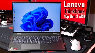 Lenovo ThinkBook 16p G3 ARH Mineral Grey (21EK000XRA) - відео 3