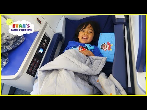 Ryan's first Business Class Airplane Ride  To Japan + Japan Hotel Tour!!!