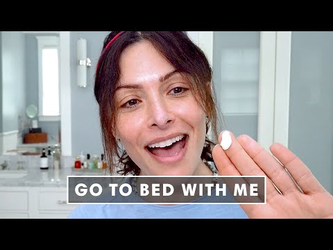 How Sex/Life's Sarah Shahi Balances Skincare and Motherhood | Go To Bed With Me | Harper's BAZAAR