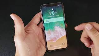 iPhone X: How to Turn On Flashlight & Camera from Lock Screen