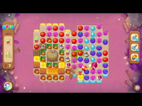 Gardenscapes 1856 Level - 18 moves - NO BooSTERS