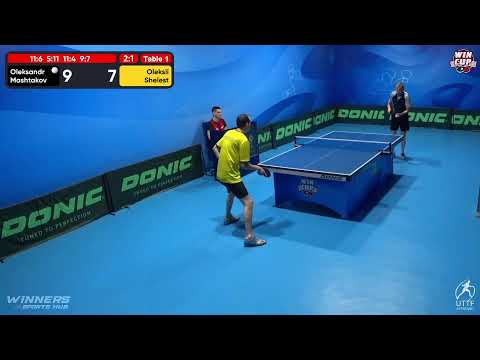 02:00 Oleksandr Mashtakov 3 - 1 Oleksii Shelest West 5 WIN CUP 31.10.2022 | TABLE TENNIS WINCUP