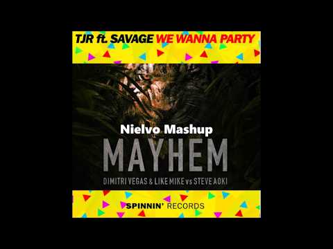 We Wanna Party vs ID (Mayhem) - TJR feat. Savage vs Steve Aoki & Quintino