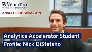 Analytics Accelerator Student Profile – Nick DiStefano