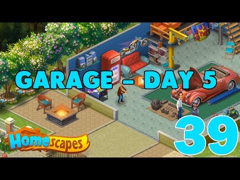 HOMESCAPES STORY WALKTHROUGH - ( GARAGE - DAY 5 ) GAMEPLAY - ( iOS | Android ) #39