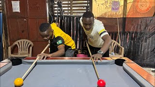 Men’s Quarter Finals.  IBRAHIM SEJJEMBA vs RASHID WAGABA.  Race to 7.