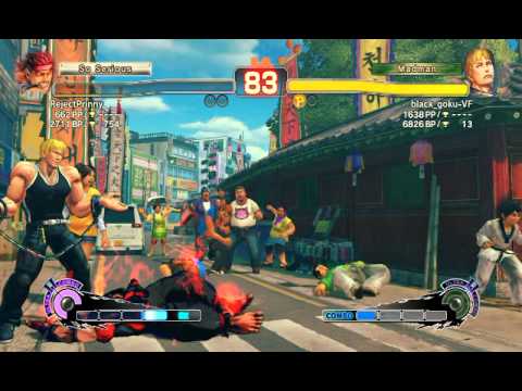 Ultra Street Fighter IV battle: Evil Ryu vs Cody (black_goku-VF)