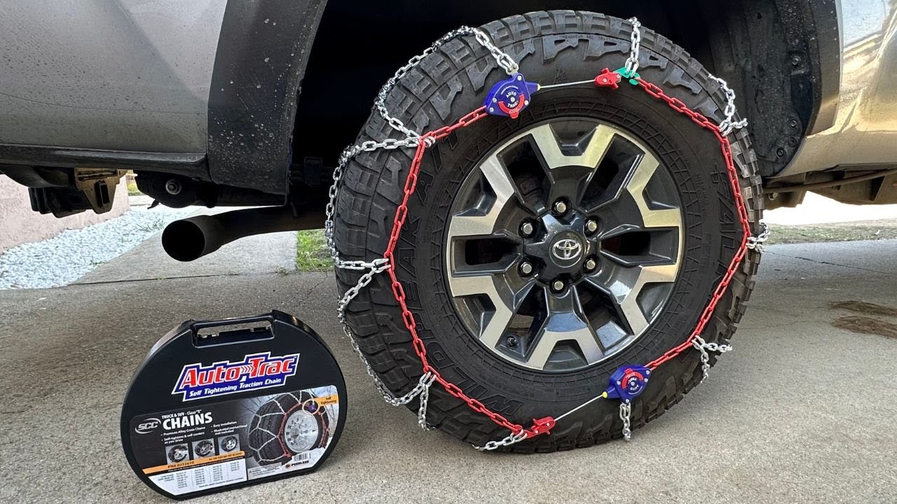 Watch How to Properly Install Snow Chains | Auto-Trac Self Tightening Traction Chains Now How to Properly Install Snow Chains | Auto-Trac Self Tightening Traction Chains