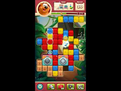 Toon Blast Level 6244 - NO BOOSTERS 🐻🐺🐱 | SKILLGAMING ✔️