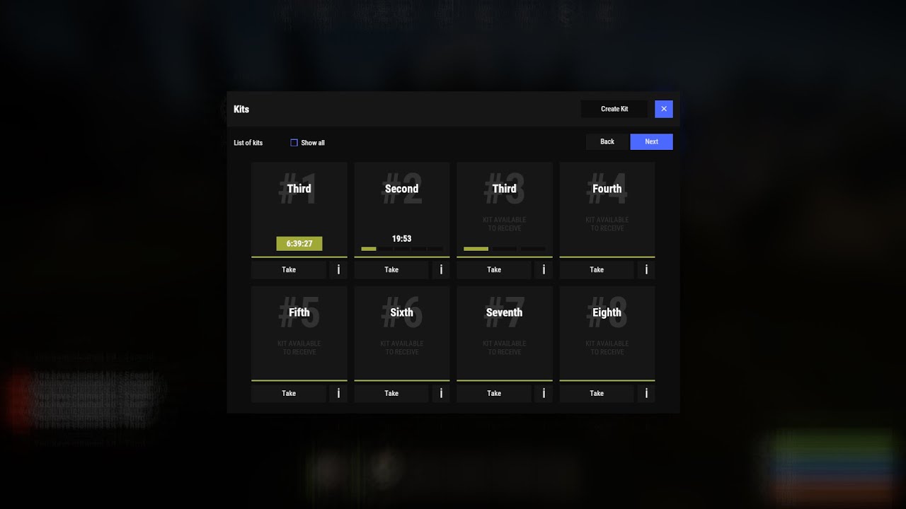Kits [RUST PLUGIN DEMO]