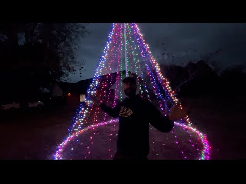 How I build the best flagpole Christmas tree (step by step)