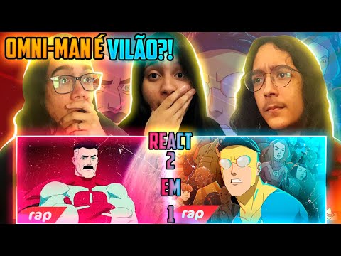 [ 2 em 1] REAGINDO ao Rap do Omni-Man (Invencível) e Rap do Invencível  | NERD HITS