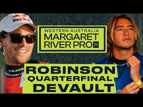 Jack Robinson vs Imaikalani deVault | Western Australia Margaret River Pro 2024 - Quarterfinals