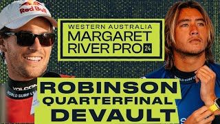 Jack Robinson vs Imaikalani deVault | Western Australia Margaret River Pro 2024 - Quarterfinals