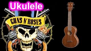 Guns N' Roses - Sweet Child of Mine - Ukulele Cover - PocketFox