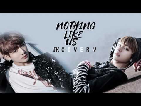 Bts jungkook ft v nothing like us cover
