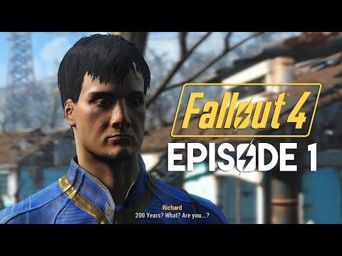 Fallout 4 Playthrough - Episode 1 - Leaving Vault 111 (Survival Mode)