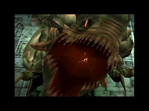 Vagrant Story - 16 Sanctum #5 BOSS (Fire) Dragon (with Grimoire Analyse)