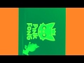 Pinkfong Logo Turning In Orange Green
