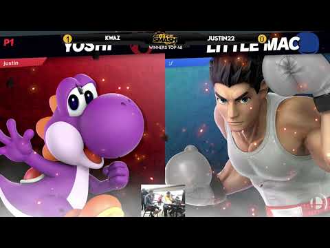 Justin22 (Yoshi) vs Kwaz (Little Mac) Top 48
