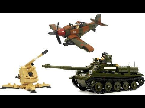 Build Your Own Lego Tank: Unboxing Sluban WWII M38-B0697 The Battle for Kursk