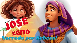 História de José do Egito - A História de José do egito da Biblía contada por Rebeca