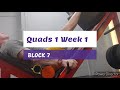 DVTV: Block 7 Quads 1 Wk 1