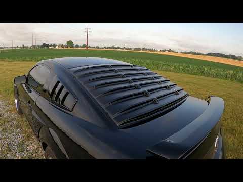 The Problem With Rear Window Louvers On A Car Is This...