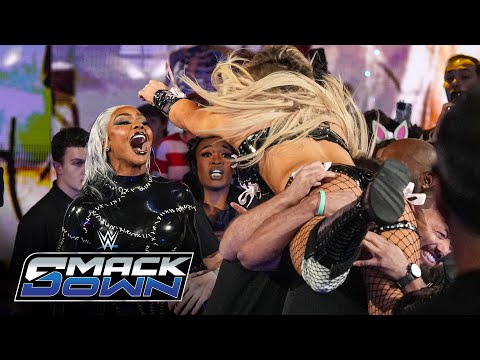 Tiffany Stratton and Jade Cargill engage in tense face-off: SmackDown highlights, Oct. 31, 2025