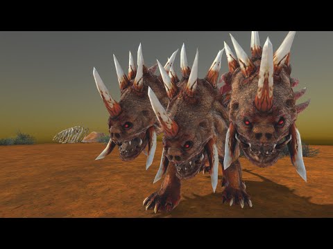 ⚡CERBERUS THE HOUND OF HADES VS UNITS⚡-Animal Revolt Battle Simulator