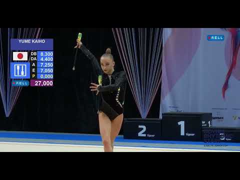 Khrystyna Pohranychna Clubs Qual 31,550 - Gdynia Rhythmic Stars 2023