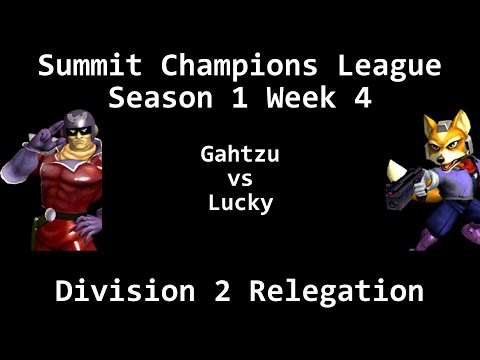 SCL1.4 - Gahtzu (Captain Falcon) vs Lucky (Fox) - Division 2 Relegation