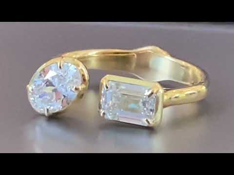 Bespoke Toi et Moi Diamond Engagement Ring