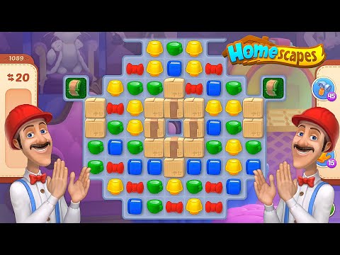 Homescapes - Level 1087 to 1089 Gameplay Walkthrough - New Update