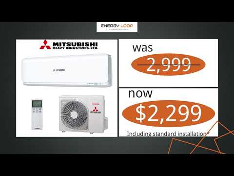 Mitsubishi Heavy Industry Split Air Conditioners on Sales (ONLY For Small Business)