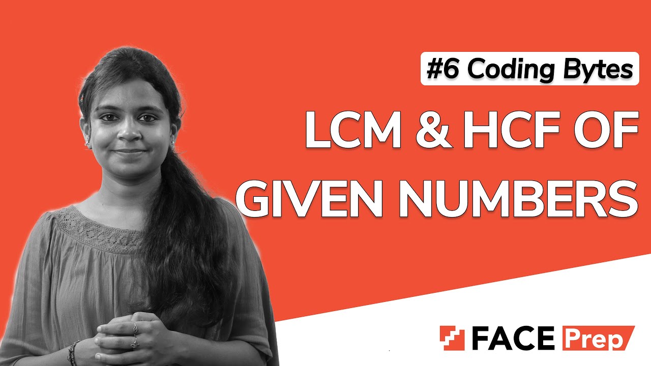 Program to find HCF & LCM of two numbers in C | #6 Coding Bytes