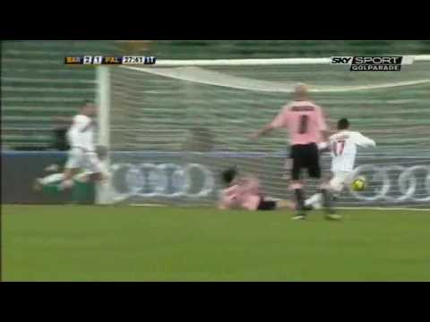 Bari Palermo 4-2 Ampia Sintesi Highlights Gol SKY HD 22a Giornata 30-01-10