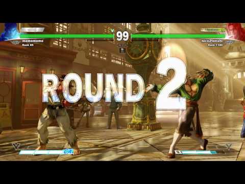 SFV~ Ryu (MCZ Daigo Umehara) vs. Vega (nico2tenshi) HD 9