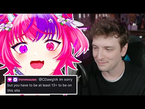 Ironmouse Reacts To Beardless CDawgVA...