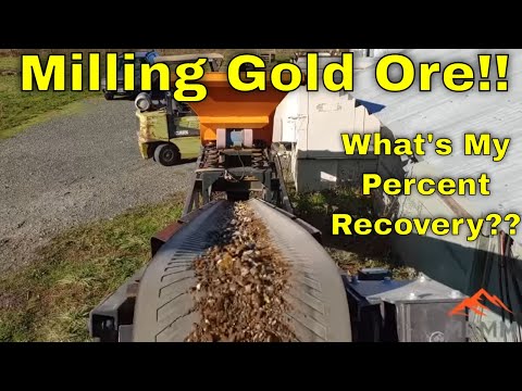 Gold Ore Milling Study: How To Determine Percent Gold Recovery