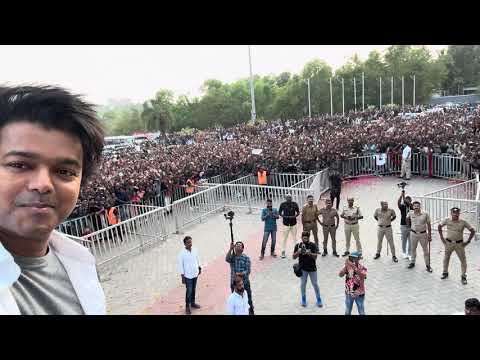 #ThalapathyVijaySelfie moment | Trivandrum | The Route